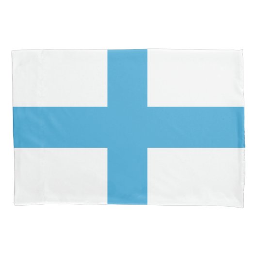 Vlag van Marseille (Frankrijk) Kussensloop (Voorkant-Links)