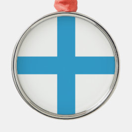 Vlag van Marseille (Frankrijk) Metalen Ornament