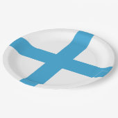 Vlag van Marseille (Frankrijk) Papieren Bordje (Gekanteld)