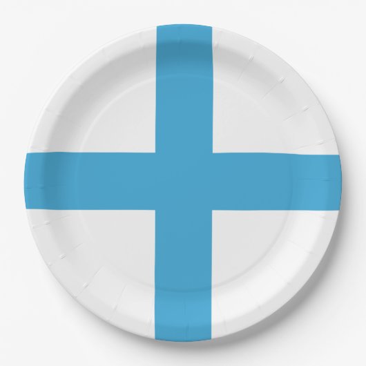 Vlag van Marseille (Frankrijk) Papieren Bordje (Voorkant)