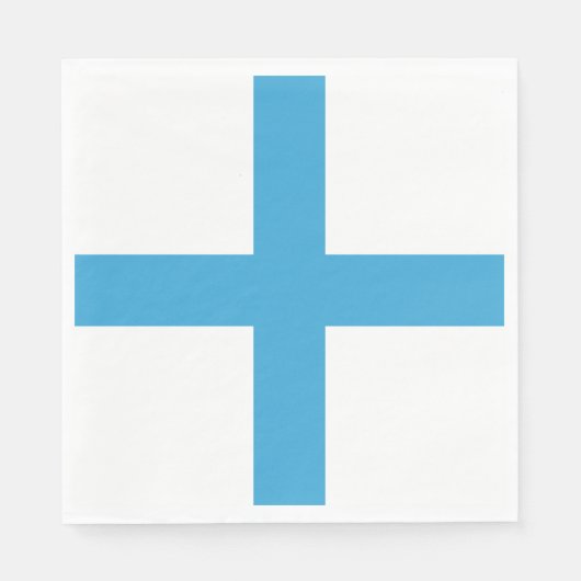 Vlag van Marseille (Frankrijk) Servet (Voorkant)