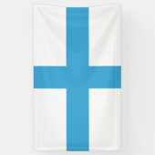 Vlag van Marseille (Frankrijk) Spandoek (Verticaal)