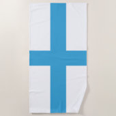 Vlag van Marseille (Frankrijk) Strandlaken (Voorkant)