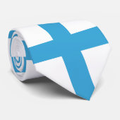 Vlag van Marseille (Frankrijk) Stropdas (Opgerold)