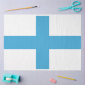 Vlag van Marseille (Frankrijk) Tissuepapier (Craft)