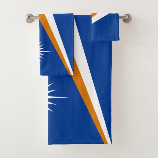 Vlag van Marshalleilanden Bad Handdoek (Insitu)