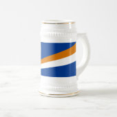 Vlag van Marshalleilanden Bierpul (Voorkant rechts)