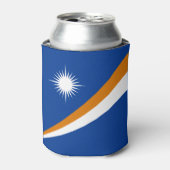 Vlag van Marshalleilanden Blikjeskoeler (Blikje Voorkant)