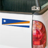 Vlag van Marshalleilanden Bumpersticker (Op Truck)
