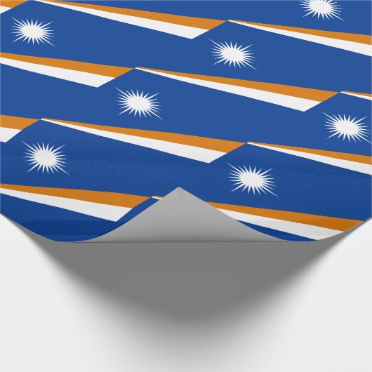 Vlag van Marshalleilanden Cadeaupapier (Hoek)