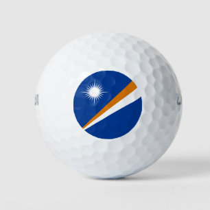 Vlag van Marshalleilanden Golfballen