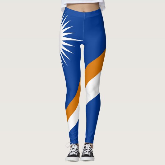 Vlag van Marshalleilanden Leggings (Voorkant)