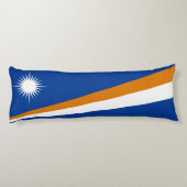 Vlag van Marshalleilanden Lichaamskussen (Achterkant)