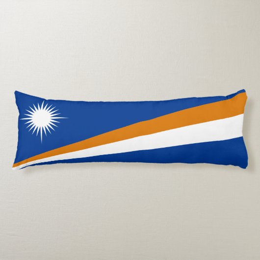 Vlag van Marshalleilanden Lichaamskussen (Voorkant)