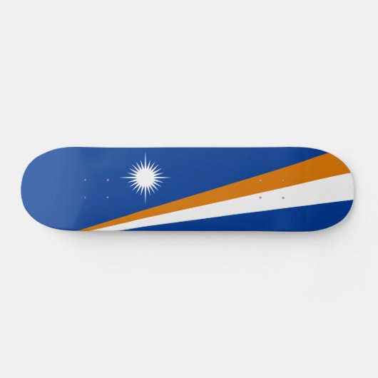 Vlag van Marshalleilanden Persoonlijk Skateboard (Horizontaal)
