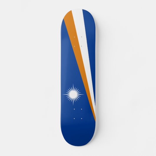 Vlag van Marshalleilanden Persoonlijk Skateboard (Voorkant)