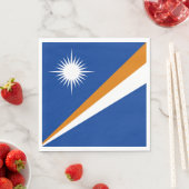 Vlag van Marshalleilanden Servet (Insitu)