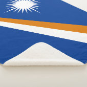 Vlag van Marshalleilanden Sherpa Deken (3/4)