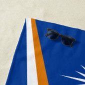 Vlag van Marshalleilanden Strandlaken (In situ)