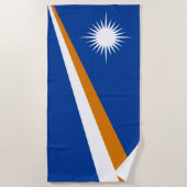 Vlag van Marshalleilanden Strandlaken (Voorkant)