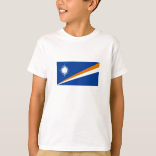 Vlag van Marshalleilanden T-shirt