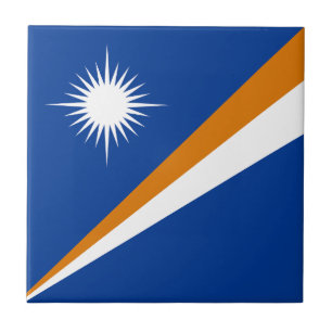 Vlag van Marshalleilanden Tegeltje
