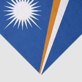 Vlag van Marshalleilanden Tissuepapier (Detail)