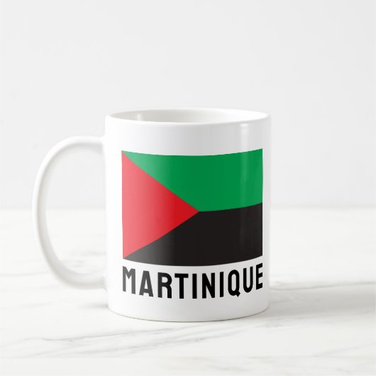 Vlag van Martinique (2023) Koffiemok (Links)