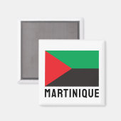 Vlag van Martinique (2023) Magneet (Voorkant / Achterkant)