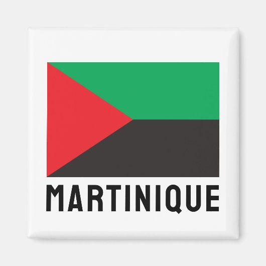 Vlag van Martinique (2023) Magneet (Voorkant)