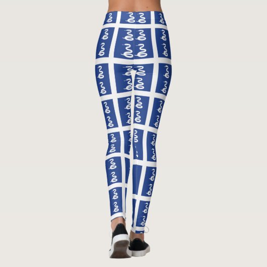 Vlag van Martinique Leggings (Achterkant)
