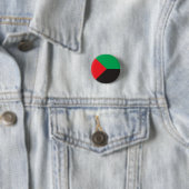 Vlag van Martinique Ronde Button 3,2 Cm (In situ)