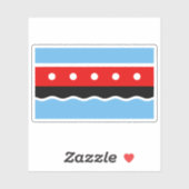 Vlag van Maryhill, Schotland Sticker (Vel)