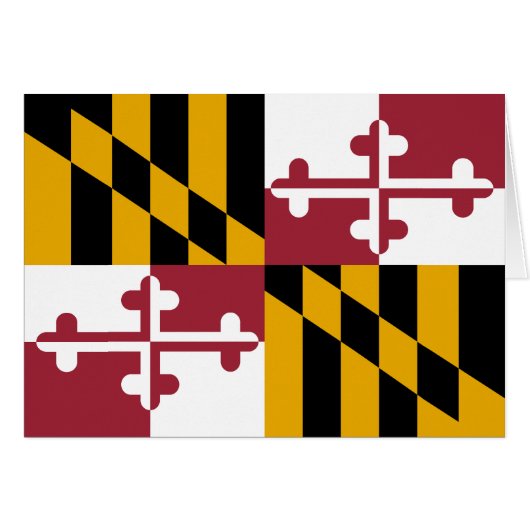 Vlag van Maryland (Voorkant Horizontaal)