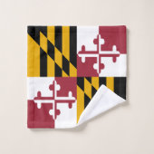 Vlag van Maryland Bad Handdoek (Wasdoekje)