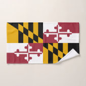 Vlag van Maryland Bad Handdoek (Handdoek)