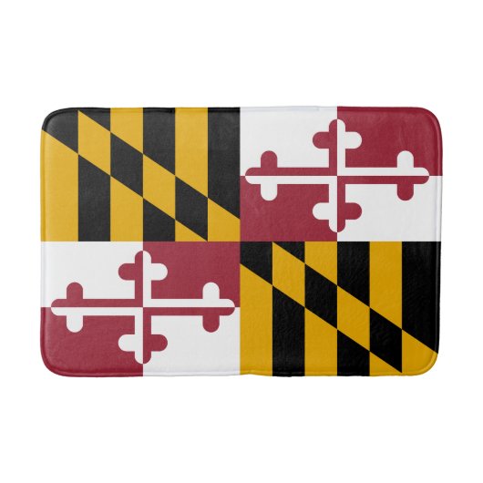 Vlag van Maryland Badmat (Voorkant)
