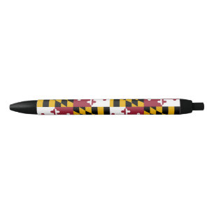 Vlag van Maryland Blauwe Inkt Pen