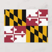 Vlag van Maryland Briefkaart (Voorkant)