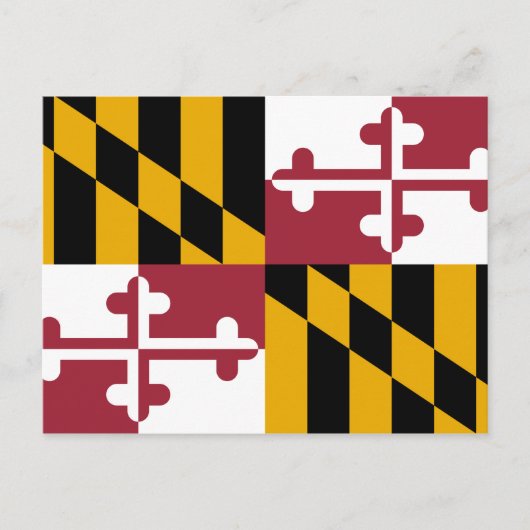 Vlag van Maryland Briefkaart (Voorkant)