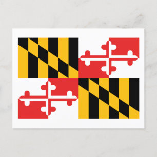 Vlag van Maryland Briefkaart