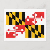 Vlag van Maryland Briefkaart (Voorkant)
