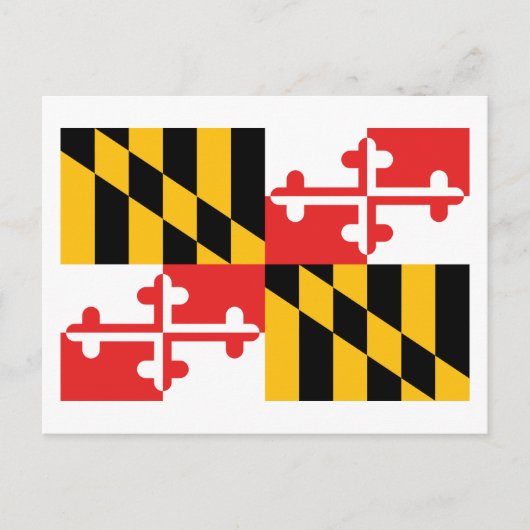 Vlag van Maryland Briefkaart (Voorkant)