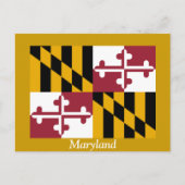 Vlag van Maryland Briefkaart (Voorkant)