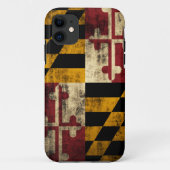 vlag van Maryland Case-Mate iPhone Case (Achterkant)