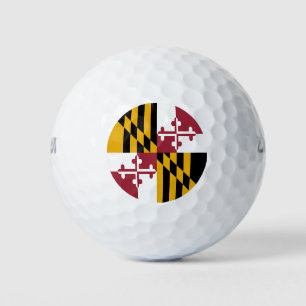 Vlag van Maryland Golfballen