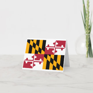 vlag van Maryland Kaart