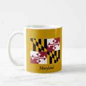 Vlag van Maryland Koffiemok (Links)
