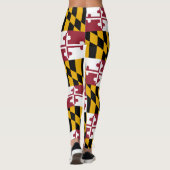Vlag van Maryland Leggings (Achterkant)