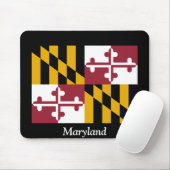 Vlag van Maryland Muismat (Met muis)